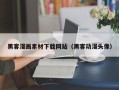 建湖黑客漫画素材下载网站（黑客动漫头像）